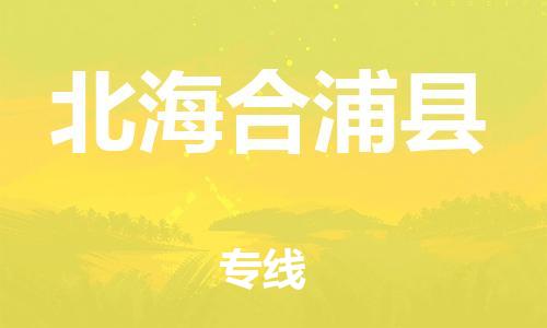 邯鄲到北海合浦縣物流公司-物流公司保證時效-「上門服務(wù)」