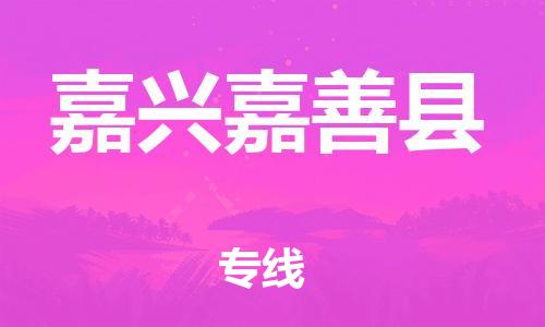 邯鄲到嘉興嘉善縣物流專線-食品飲料運輸專線-全境派送